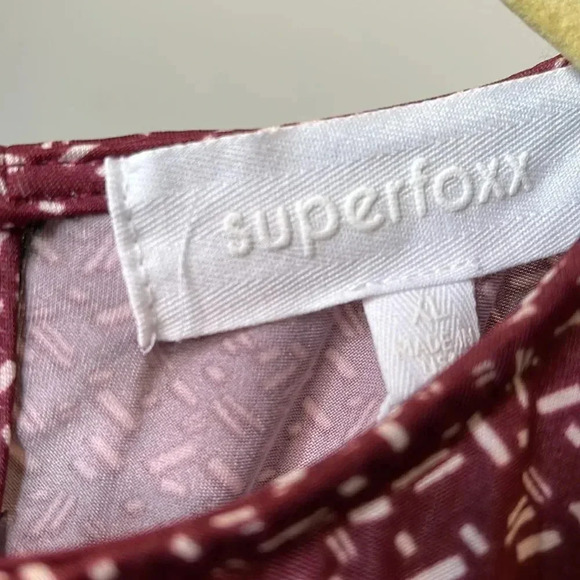 Super Foxx Red & White Print Dress - Picture 10 of 10